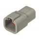 27924 - 4 circuit female DTP housing. (1pc)